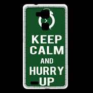 Coque Huawei Ascend Mate 7 Keep Calm Hurry up Vert