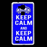 Coque Huawei Ascend Mate 7 Keep Calm Bleu