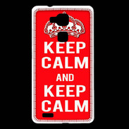 Coque Huawei Ascend Mate 7 Keep Calm Rouge
