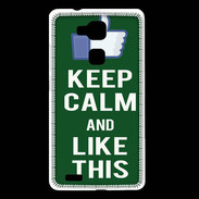 Coque Huawei Ascend Mate 7 Keep Calm Like This Vert