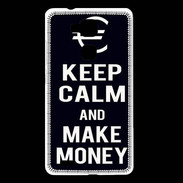 Coque Huawei Ascend Mate 7 Keep Calm Make money Noir