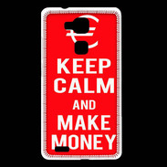 Coque Huawei Ascend Mate 7 Keep Calm Make money Rouge