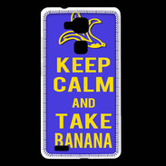 Coque Huawei Ascend Mate 7 Keep Calm Take Banana Bleu