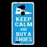 Coque Huawei Ascend Mate 7 Keep Calm Buy Shoes Cyan 