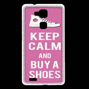 Coque Huawei Ascend Mate 7 Keep Calm Buy Shoes Rose