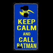 Coque Huawei Ascend Mate 7 Keep Calm Batman Bleu