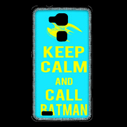 Coque Huawei Ascend Mate 7 Keep Calm Batman Cyan