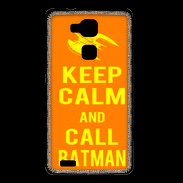 Coque Huawei Ascend Mate 7 Keep Calm Call Batman Orange
