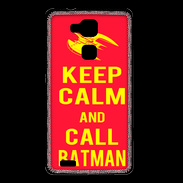 Coque Huawei Ascend Mate 7 Keep Calm Call Batman Rouge