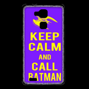 Coque Huawei Ascend Mate 7 Keep Calm Call Batman Violet