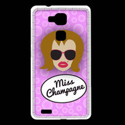 Coque Huawei Ascend Mate 7 Miss Champagne Rousse