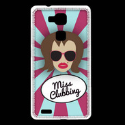 Coque Huawei Ascend Mate 7 Miss Clubbing Chatain