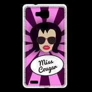 Coque Huawei Ascend Mate 7 Miss Cougar Brune