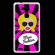 Coque Huawei Ascend Mate 7 Miss Fashion Blonde