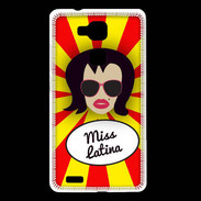 Coque Huawei Ascend Mate 7 Miss Latina Brune