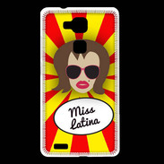 Coque Huawei Ascend Mate 7 Miss Latina Chatain