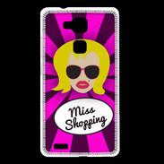 Coque Huawei Ascend Mate 7 Miss Shopping Blonde