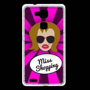 Coque Huawei Ascend Mate 7 Miss Shopping Rousse