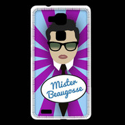 Coque Huawei Ascend Mate 7 Mister Beau gosse Brun