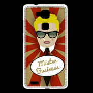 Coque Huawei Ascend Mate 7 Mister Business Blond