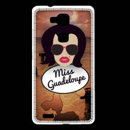Coque Huawei Ascend Mate 7 Miss Guadeloupe Brune