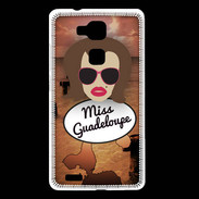 Coque Huawei Ascend Mate 7 Miss Guadeloupe Chatain