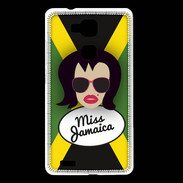 Coque Huawei Ascend Mate 7 Miss Jamaica Brune
