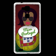 Coque Huawei Ascend Mate 7 Miss Portugal Black