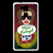 Coque Huawei Ascend Mate 7 Miss Portugal Chatain