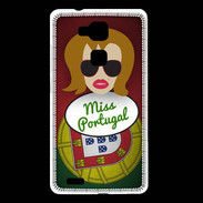 Coque Huawei Ascend Mate 7 Miss Portugal Rousse