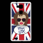Coque Huawei Ascend Mate 7 Miss UK Chatain