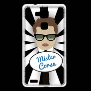 Coque Huawei Ascend Mate 7 Mister Corse Chatain