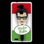 Coque Huawei Ascend Mate 7 Mister Italie Brun