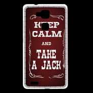 Coque Huawei Ascend Mate 7 Keep Calm and Take Jack Rouge