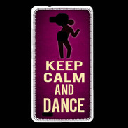 Coque Huawei Ascend Mate 7 Keep Calm and Dance Rose