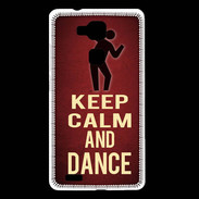 Coque Huawei Ascend Mate 7 Keep Calm and Dance Rouge