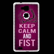 Coque Huawei Ascend Mate 7 Keep Calm and Fist Rose