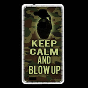 Coque Huawei Ascend Mate 7 Keep Calm and Grenade Camouflage