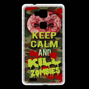 Coque Huawei Ascend Mate 7 Keep Calm and Kill Zombies camouflage