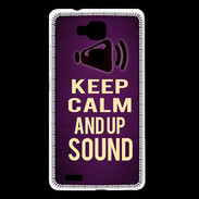 Coque Huawei Ascend Mate 7 Keep Calm and Up Sound Violet