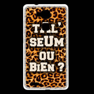 Coque Huawei Ascend Mate 7 Ta l'seum ou bien Léopard