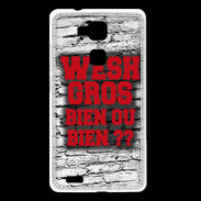 Coque Huawei Ascend Mate 7 Wesh Gros Rouge