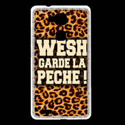 Coque Huawei Ascend Mate 7 Wesh garde la pèche Léopard