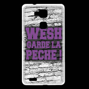 Coque Huawei Ascend Mate 7 Wesh garde la pèche Violet