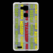 Coque Huawei Ascend Mate 7 Wesh Vert Jaune
