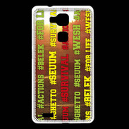 Coque Huawei Ascend Mate 7 Wesh Vert Jaune Sun