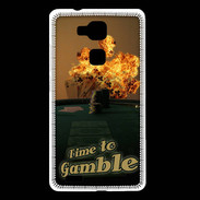 Coque Huawei Ascend Mate 7 Poker flamme