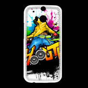 Coque HTC One M8 Dancing Graffiti