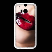 Coque HTC One M8 Bouche sexy et brillante