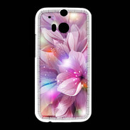 Coque HTC One M8 Design Orchidée violette